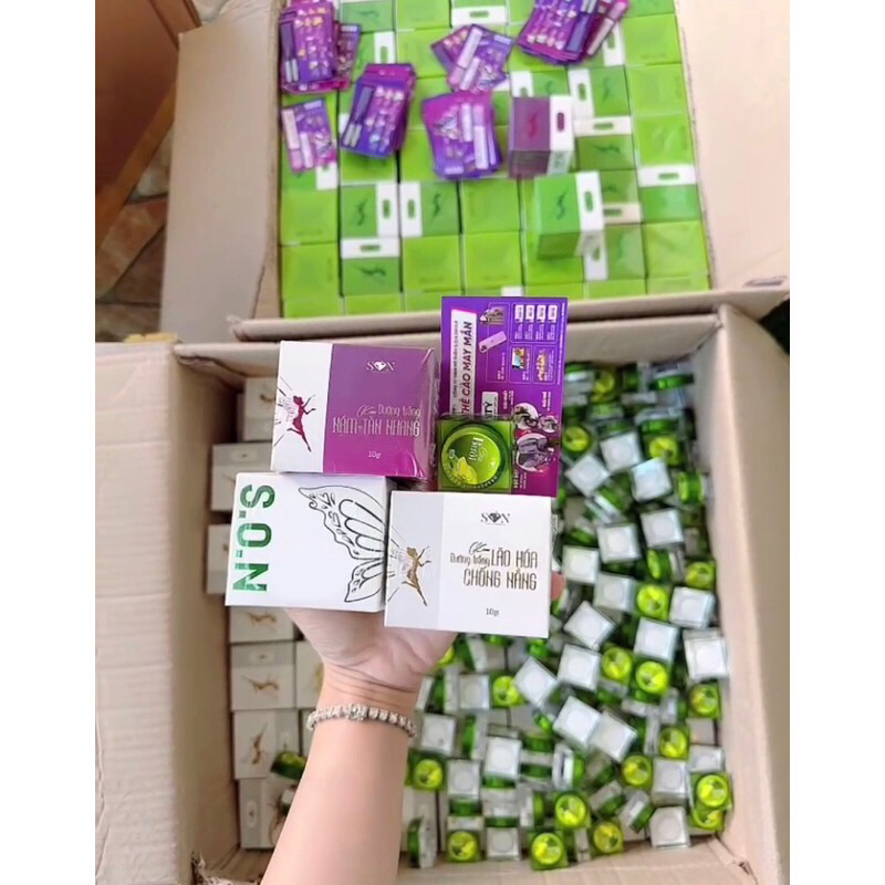 Combo Kem SON Nguyễn Tiên - Bộ Kem Mụn - Bộ Kem Nám