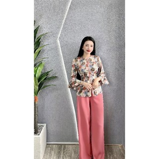 SET LAM BÀ BA ĐI CHÙA TAY LOE BÔNG - LỤA MANGO