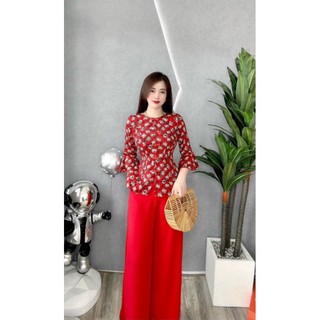 SET LAM BÀ BA ĐI CHÙA TAY LOE BÔNG - LỤA MANGO