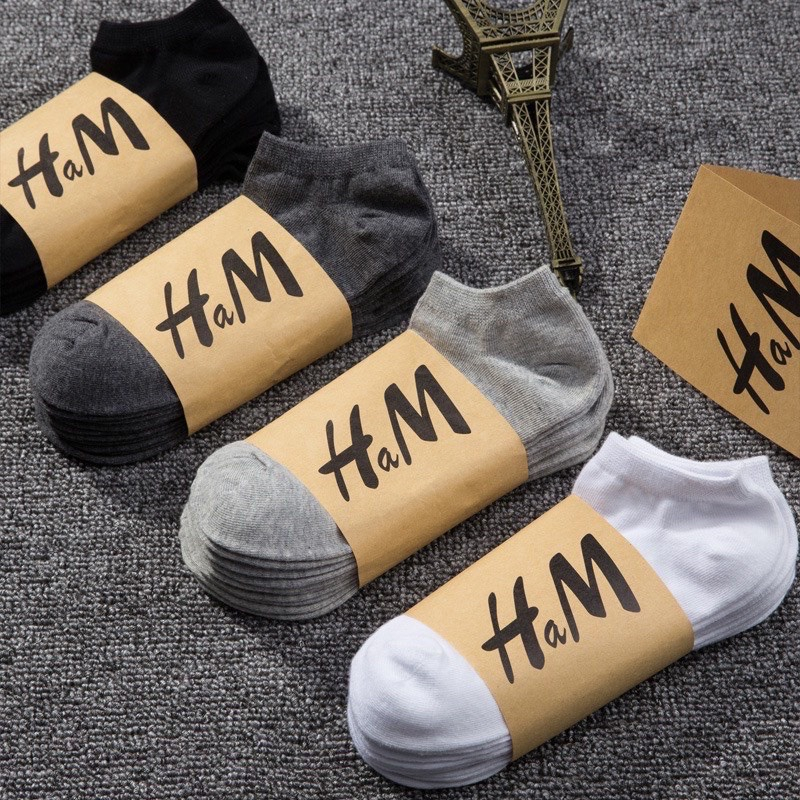 Set 5 Đôi Tất Cổ Ngắn H.M Cho Cả Nam Và Nữ