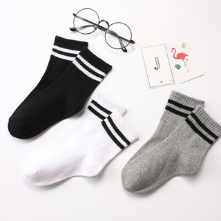 Set 5,10 đôi tất cotton cổ kẻ trẻ trung hàn quốc