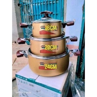 Bộ nồi anod sunhouse sh6634