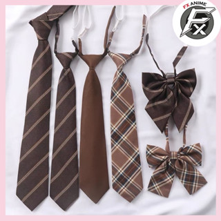 Caravat nam nữ - Cà Vạt JK kẻ nhiều màu phong cách nữ sinh Nhật Bản Fx Anime(Có clip, ảnh thật)