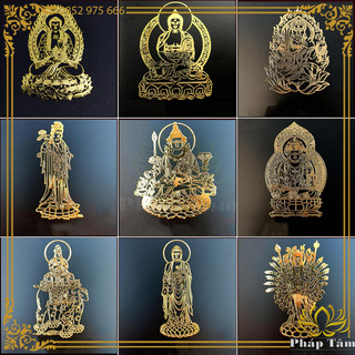 Miếng dán điện thoại phật giáo hình đức phật, bồ tát, bất đổng minh vương, thập phương chư phật - tâm phong thủy