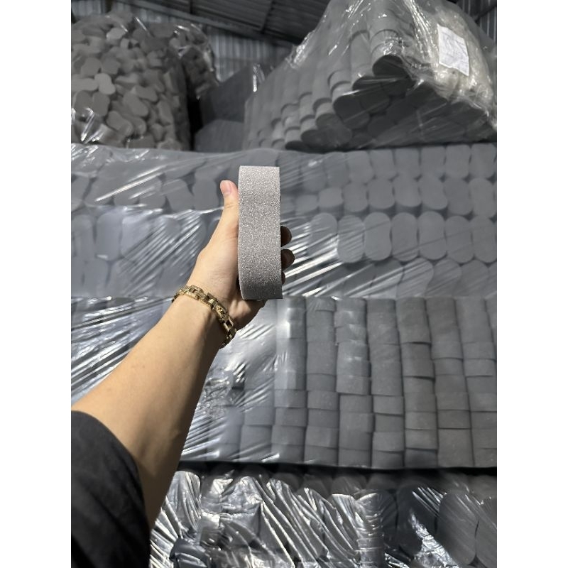 Mút phủi tóc nam màu xám