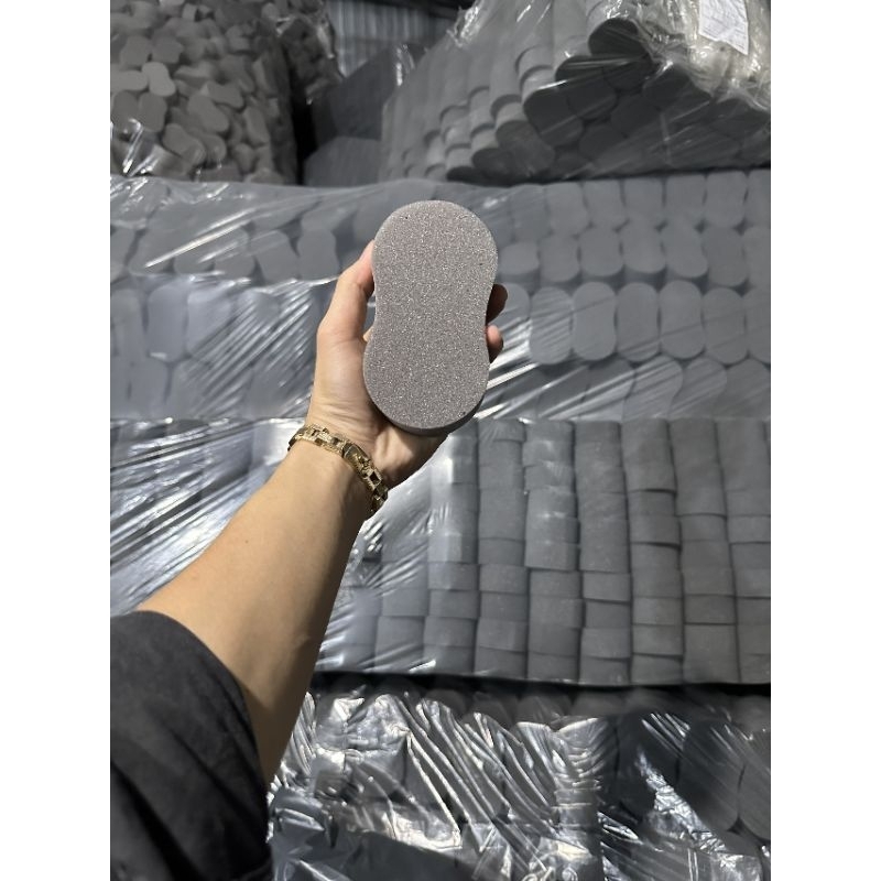 Mút phủi tóc nam màu xám