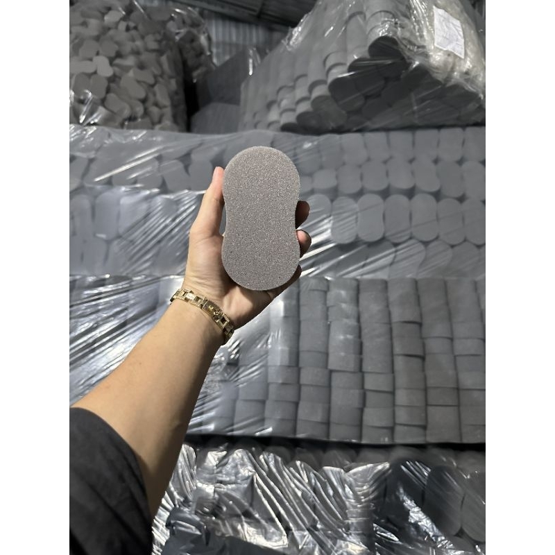 Mút phủi tóc nam màu xám