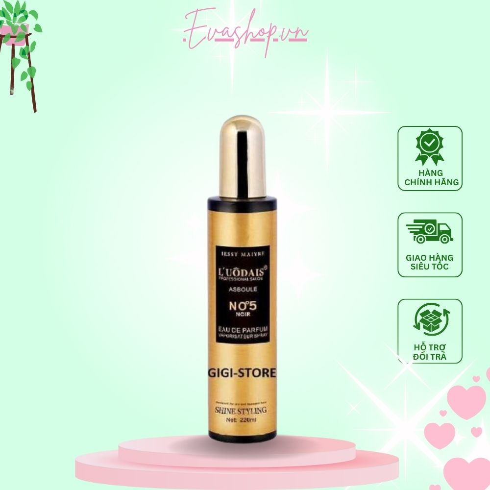 XỊT DƯỠNG TÓC HƯƠNG NƯỚC HOA NO5 (VÀNG)