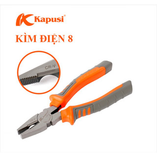 Kìm điện Kapusi Nhật Bản cao cấp cỡ 8 inch, Bảo hành 12 tháng - Kềm điện Kapusi 200mm