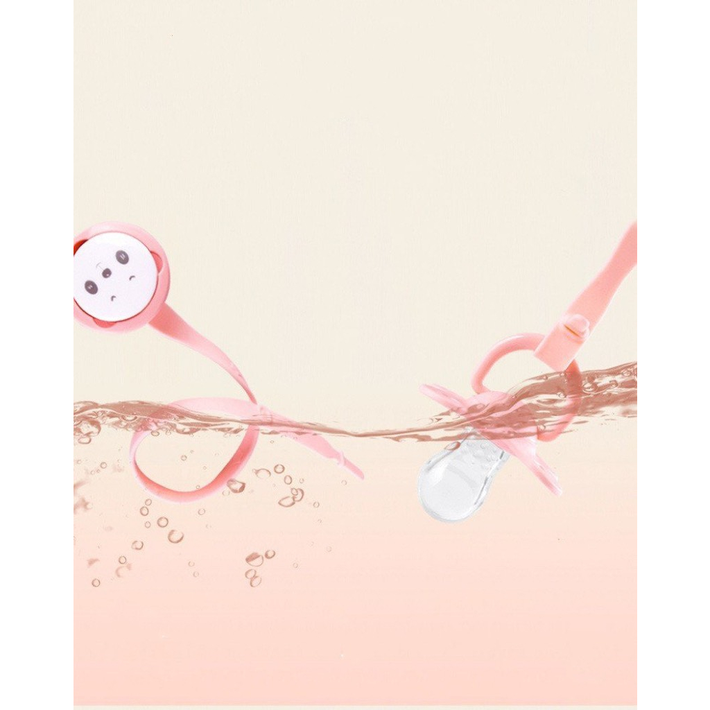 Dây đeo ti giả, gặm nướu silicon cho bé  - Hie en Store