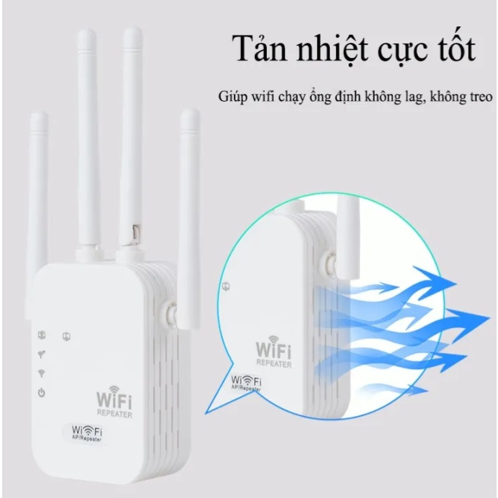 Bộ kích sóng wifi 4 râu, bộ mở rộng sóng wifi tốc độ cao, siêu mạnh phát sóng wifi xuyên tường, băng tần kép 2.5G 5G | BigBuy360 - bigbuy360.vn