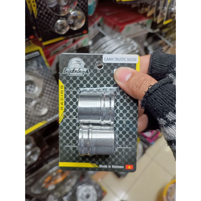 Canh bánh inox304 xe Sh 350i trước & sau