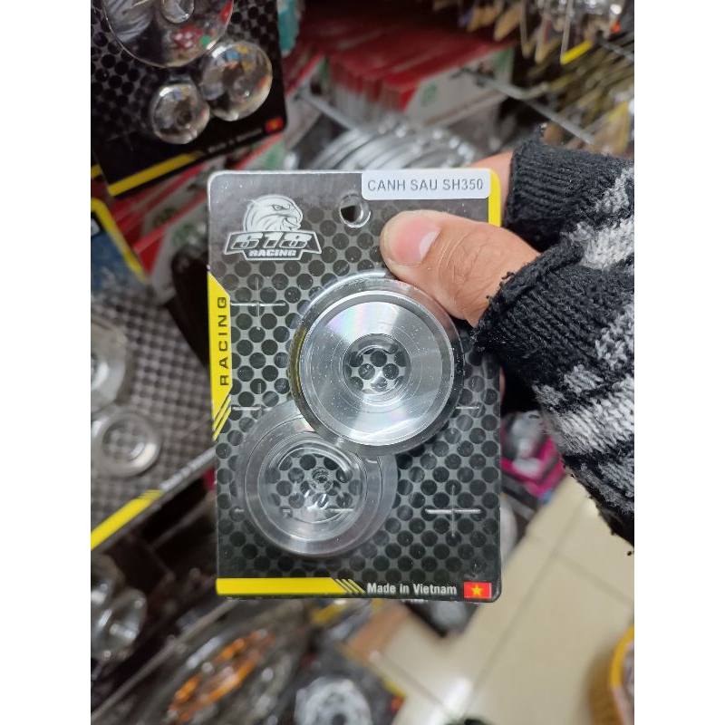 Canh bánh inox304 xe Sh 350i trước & sau
