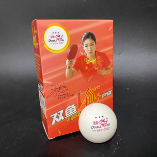 Hộp bóng bàn thi đấu 3 sao 6 quả Song ngư (Double fish) V40+