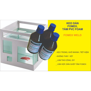Keo dán Formex, foam pvc, không màu không vết