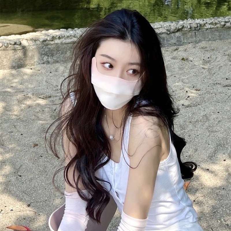 KHẨU TRANG THUN LẠNH CHỐNG NẮNG,KO NGỘP, KO ĐAU TAI,CÓ LÓT THUN LƯỚI THOÁNG CHẤT LƯỢNG