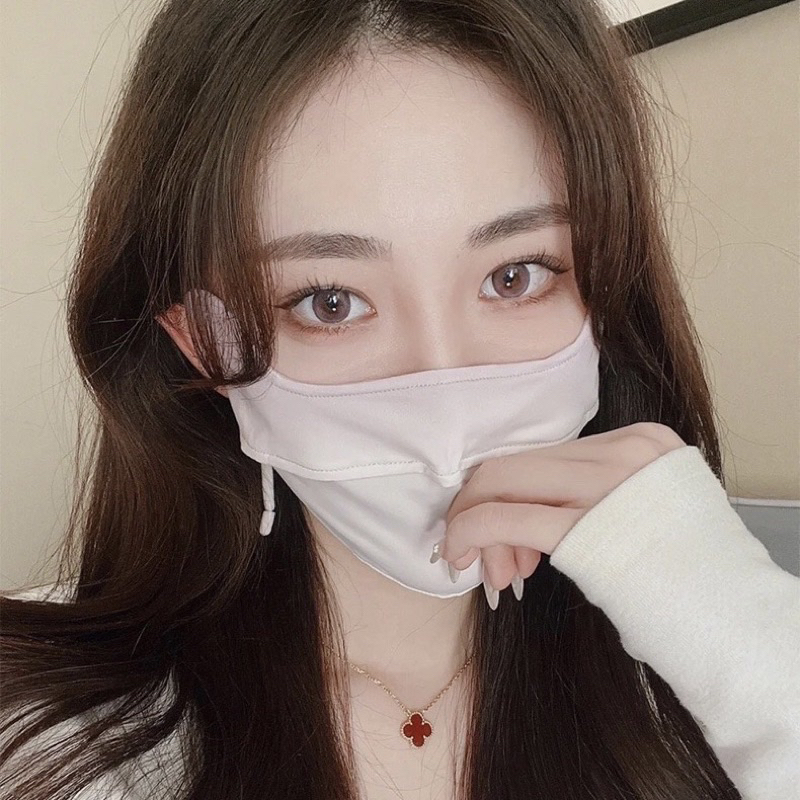 KHẨU TRANG THUN LẠNH CHỐNG NẮNG,KO NGỘP, KO ĐAU TAI,CÓ LÓT THUN LƯỚI THOÁNG CHẤT LƯỢNG