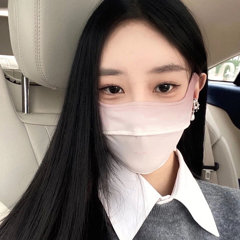 KHẨU TRANG THUN LẠNH CHỐNG NẮNG,KO NGỘP, KO ĐAU TAI,CÓ LÓT THUN LƯỚI THOÁNG CHẤT LƯỢNG