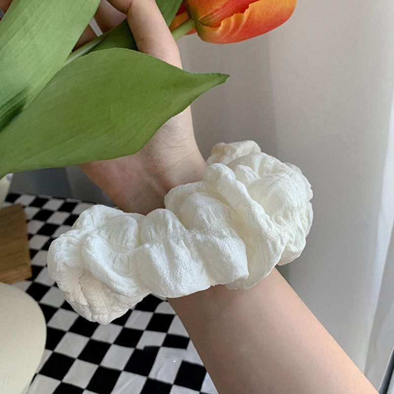 Dây buộc tóc scrunchies cột tóc LAGU Accessories phụ kiện buộc tóc màu pastel trơn