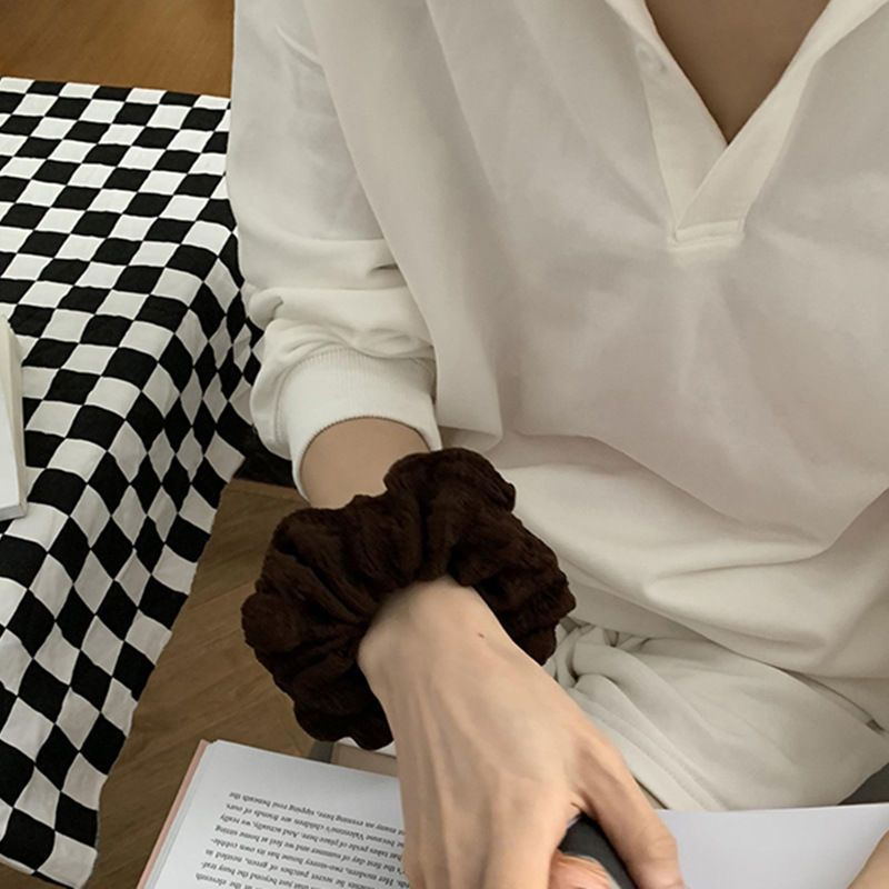 Dây buộc tóc scrunchies cột tóc LAGU Accessories phụ kiện buộc tóc màu pastel trơn