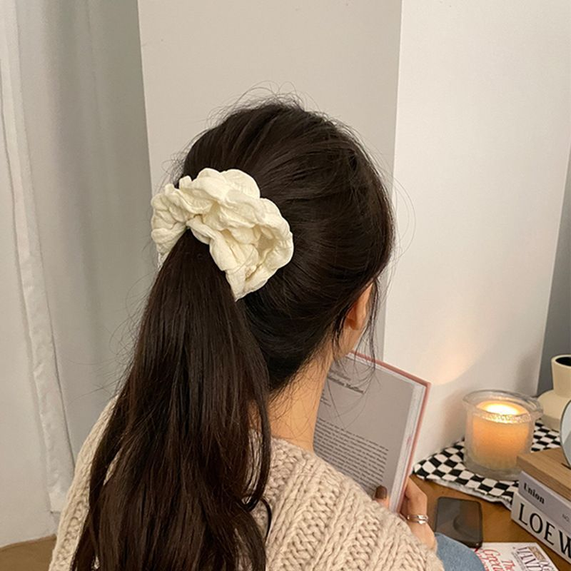 Dây buộc tóc scrunchies cột tóc LAGU Accessories phụ kiện buộc tóc màu pastel trơn