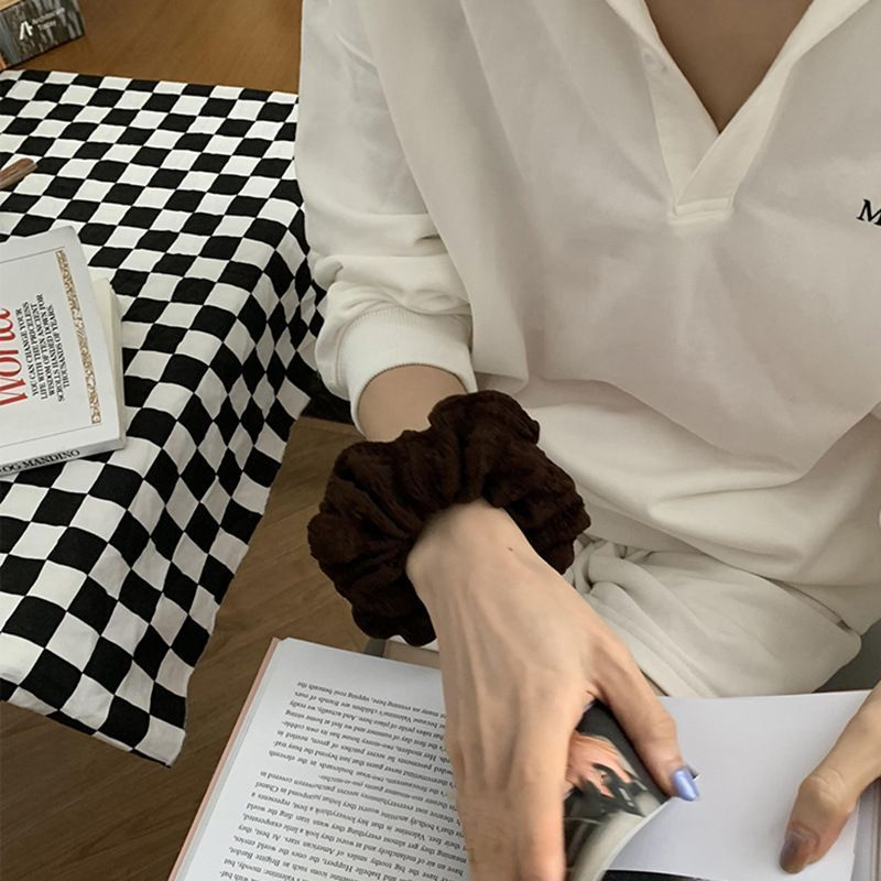 Dây buộc tóc scrunchies cột tóc LAGU Accessories phụ kiện buộc tóc màu pastel trơn