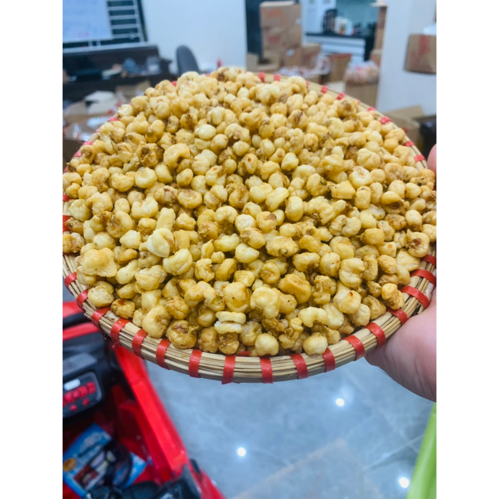 Đồ Ăn Vặt - 1KG Ngô Nếp Sấy Giòn Thơm Ngon Tuyệt Đỉnh - HULA FOOD