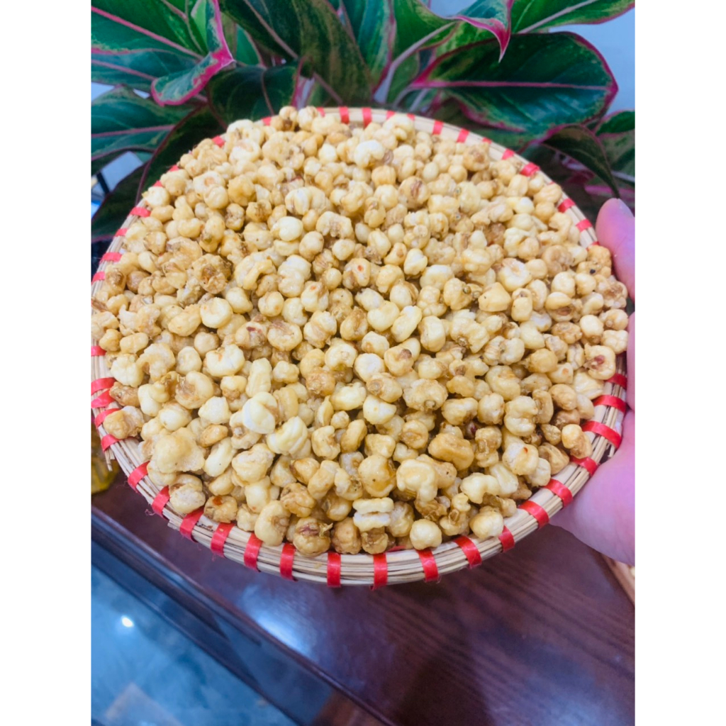 Đồ Ăn Vặt - 1KG Ngô Nếp Sấy Giòn Thơm Ngon Tuyệt Đỉnh - HULA FOOD
