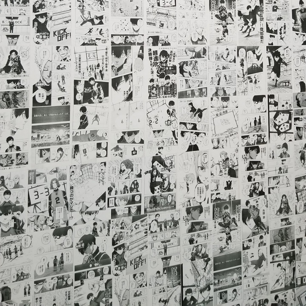Tranh dán tường, giấy dán tường poster anime trang trí decor phòng học tập làm việc cực đẹp by Manka