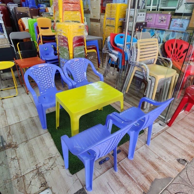 Combo 05 Ghế bành đan - Nhựa Duy Tân