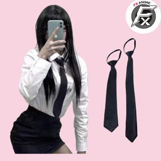 Cà vạt nam nữ bản nhỏ 5cm - Cavat thắt sẵn, cavat học sinh, sinh viên chụp kỉ yếu bằng lụa cao cấp (Có clip, Ảnh thật)