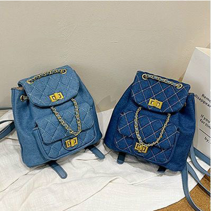 Balo thời trang, Balo Đeo Vai Cỡ Nhỏ Kết Cấu Dây Xích Thời Trang Nữ, Mã T 24