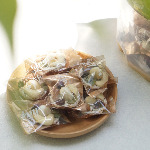 (Mẫu dùng thử) Bánh Macca Mix Hạt Đế Gạo Lứt 50g (6 cái) bánh mix hạt healthy bánh gạo lức ăn kiêng