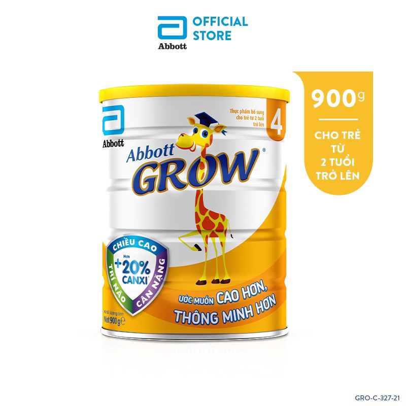Sữa Bột Abbott Grow 4 ( 2 Tuổi Trở Lên ) - 900gr