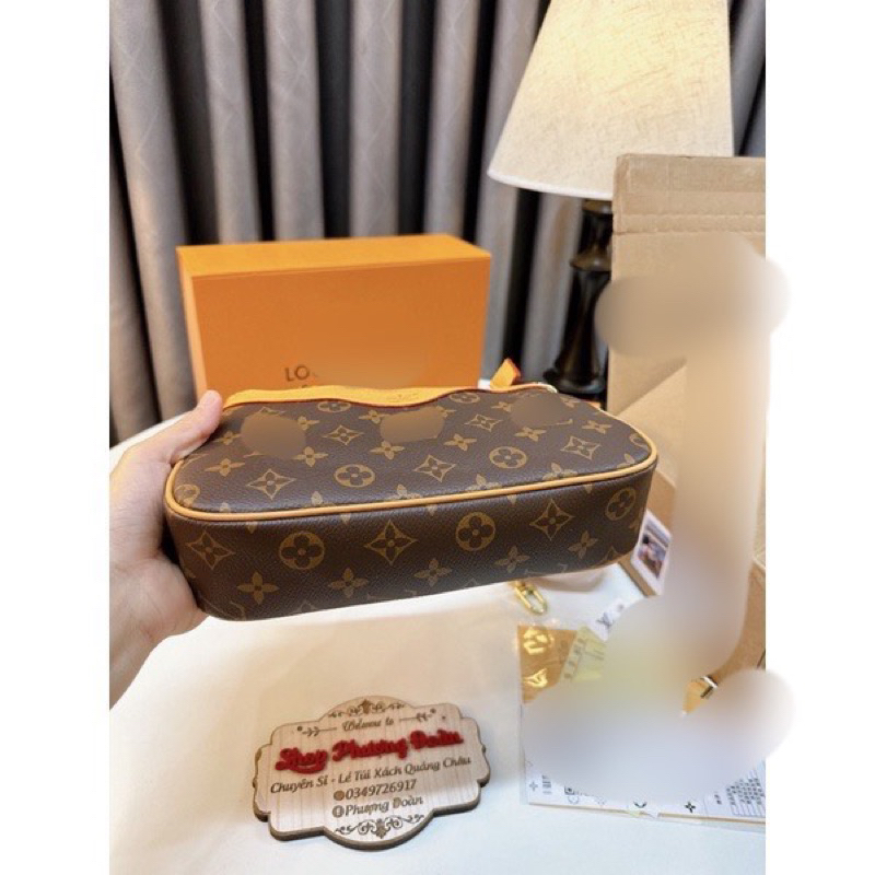 Kẹp nách 2 dây đeo mẫu mới mã #912 hộp nam châm da mềm size 22cm