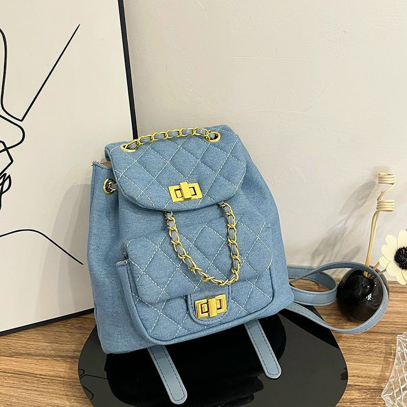 Balo thời trang, Balo Đeo Vai Cỡ Nhỏ Kết Cấu Dây Xích Thời Trang Nữ, Mã T 24