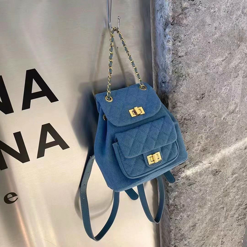 Balo thời trang, Balo Đeo Vai Cỡ Nhỏ Kết Cấu Dây Xích Thời Trang Nữ, Mã T 24