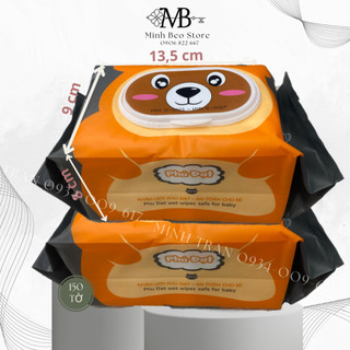 Khăn ướt phudat gấu nâu 150 tờ /120 tờ