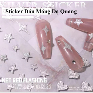 Sticker dán móng dạ quang siêu đẹp sticker - manh219