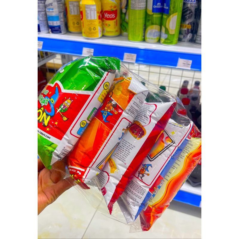 Sét 5 gói bánh snack của tất cả các hãng -Orio-Poca-Oshi 5 gói bim bim siêu ngon