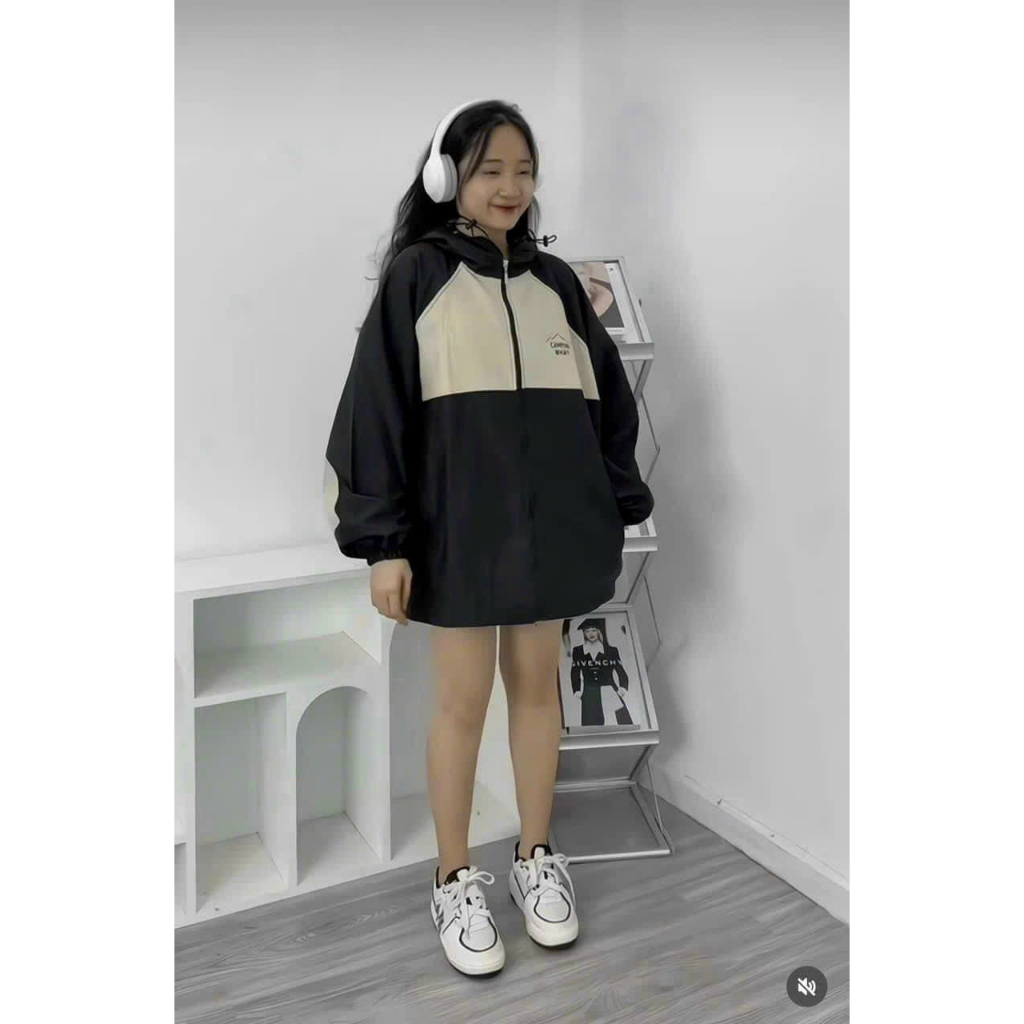 Áo Khoác Dù 2 Lớp Form Rộng Nam Nữ Họa Tiết CAMPING Unisex cá tính