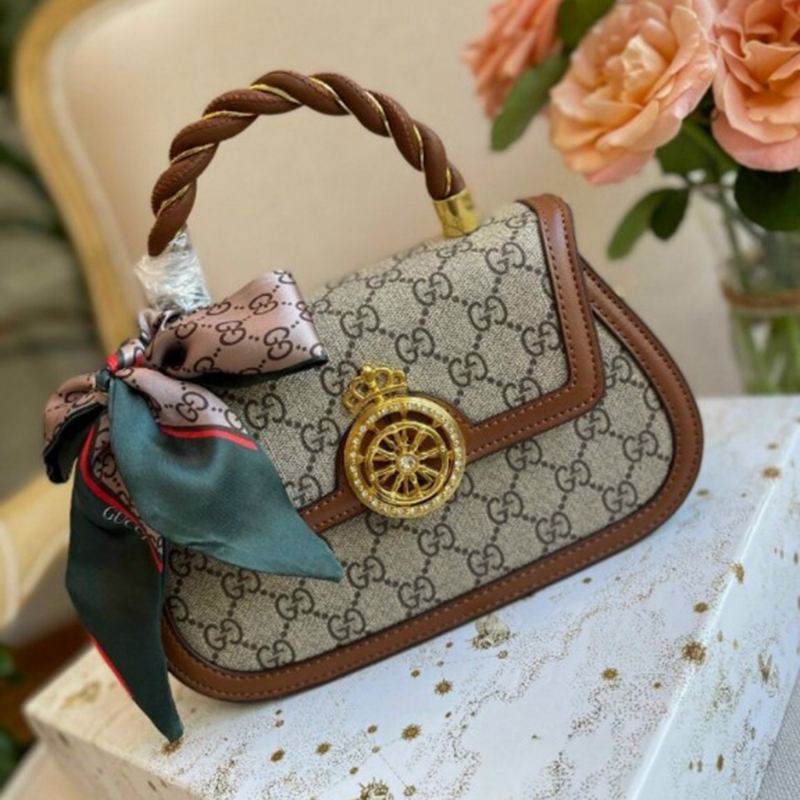 Túi Xách Nữ, tui xach vuông quai xoắn hót trend .đeo chéo vừa cầm tay siêu xinh. Mã T 30