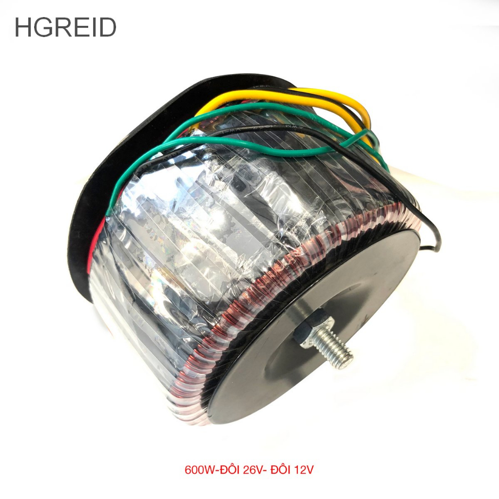 Biến áp xuyến 26V đôi và 12V đôi công suất 150W dành cho bộ khuếch đại