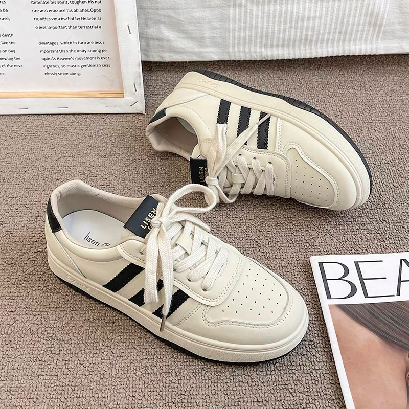 Giày thể thao nữ ba ta 3 vạch trẻ trung, năng động ôm fom cực xịn