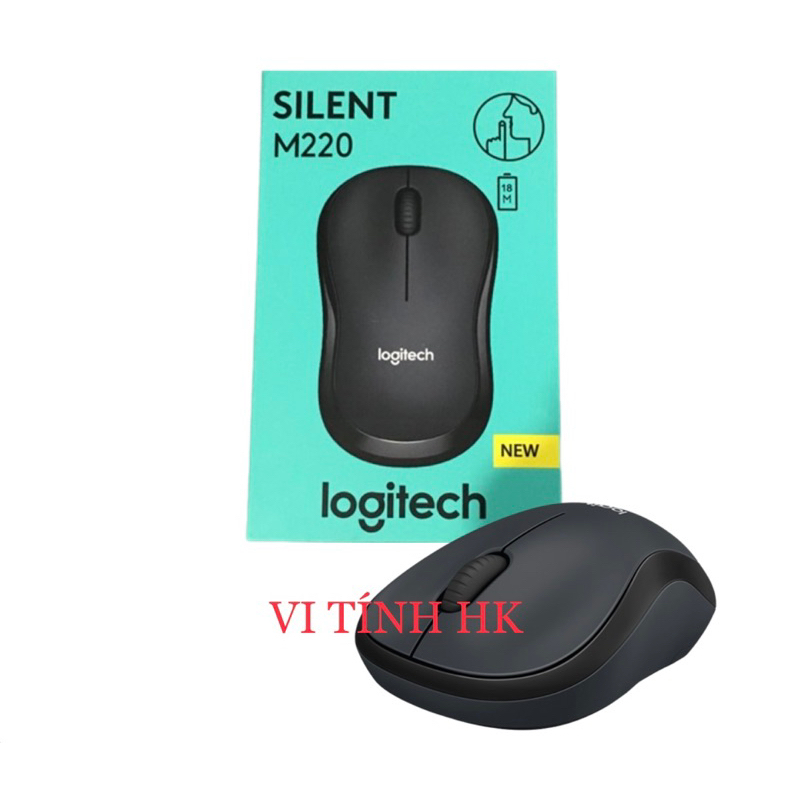 Chuột không dây Logitech M220 Silent
