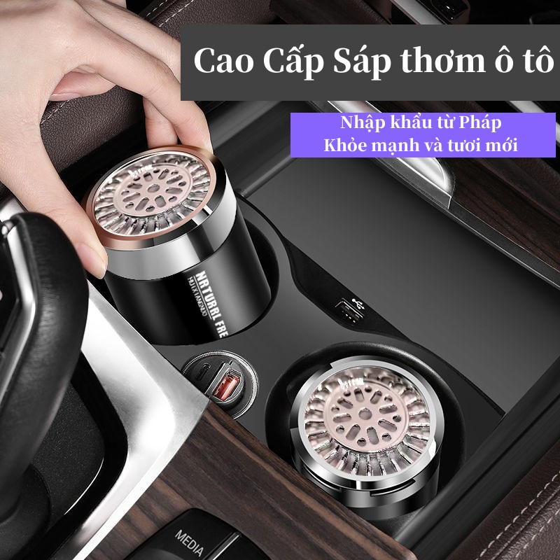 Sáp Thơm Ô Tô Cao Cấp Mùi Hương Thiên Nhiên, Sáp Thơm Khử Mùi Xe, Chống Say Xe Hiệu Quả