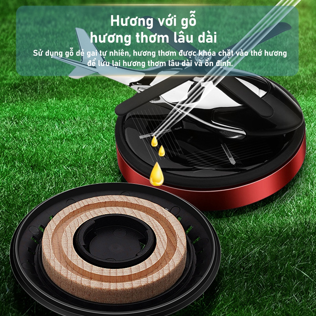 Máy Bay Khuếch Tán Tinh Dầu Nước Hoa Chạy Bằng Năng Lượng Mặt Trời Cho Ô Tô, Tặng Kèm Tinh Dầu Thơm | BigBuy360 - bigbuy360.vn