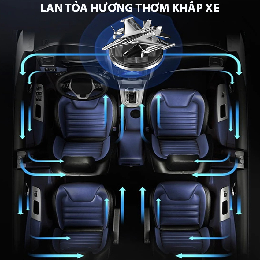 Máy Bay Khuếch Tán Tinh Dầu Nước Hoa Chạy Bằng Năng Lượng Mặt Trời Cho Ô Tô, Tặng Kèm Tinh Dầu Thơm | BigBuy360 - bigbuy360.vn