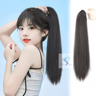 Ngoặm tóc thẳng giả dài 40cm 55cm thẳng đẹp cá tính