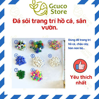  Đá sỏi trang trí sân vườn , hồ cá...